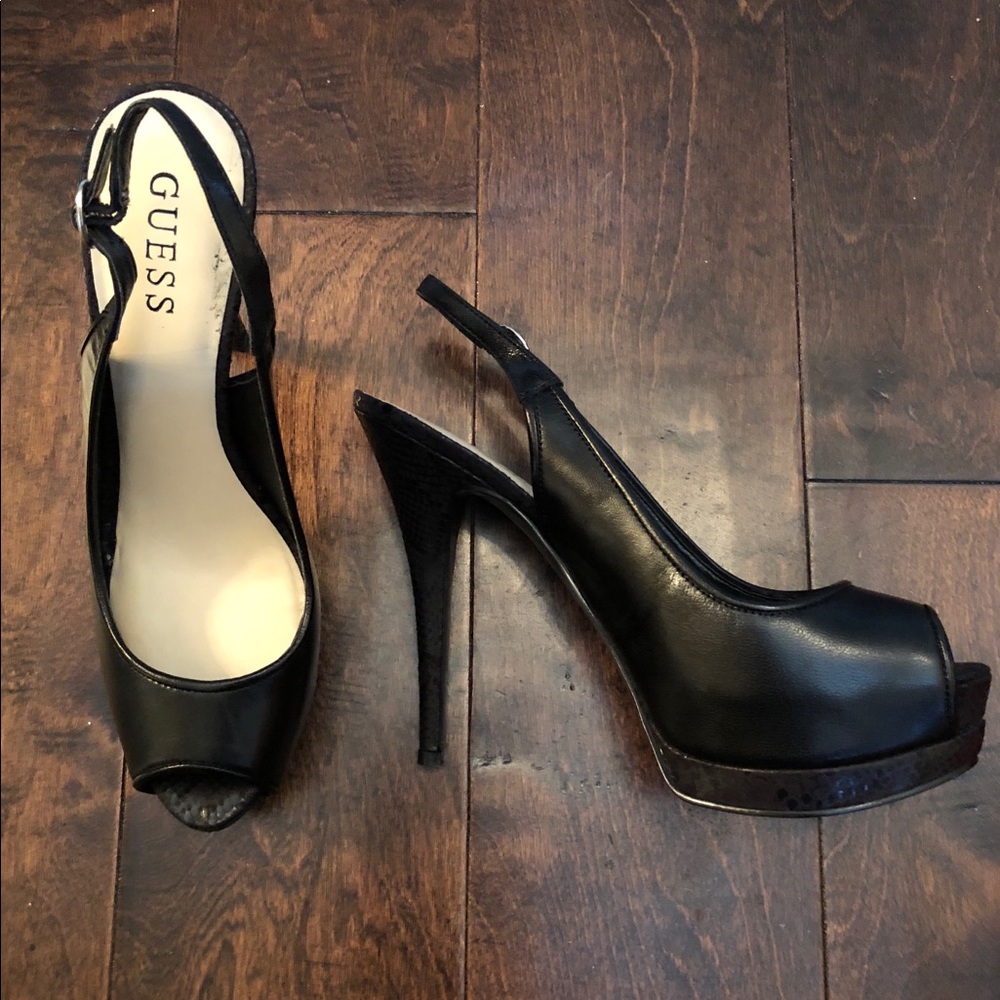Guess Peeptoe Platform